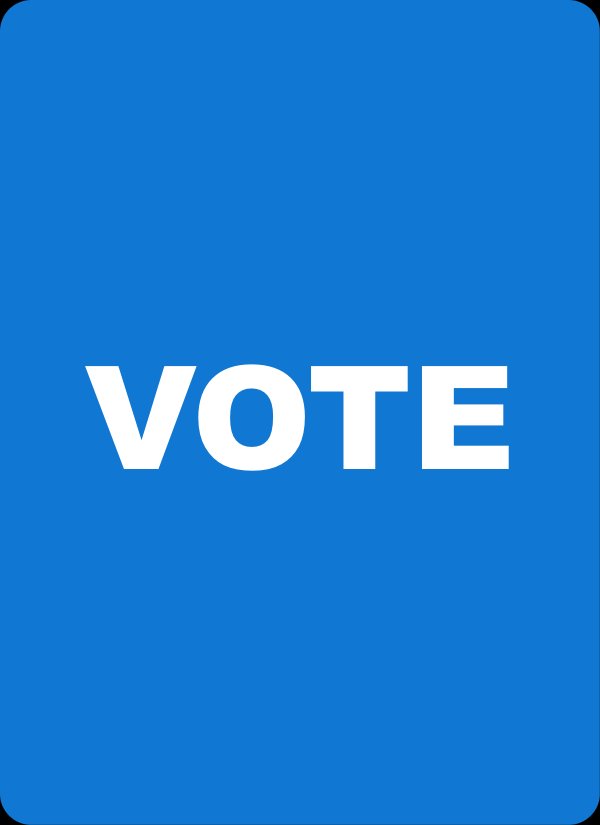 Vote card